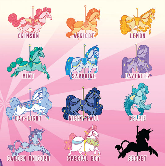 Colorful Carousel Enamel Pin Blind Box