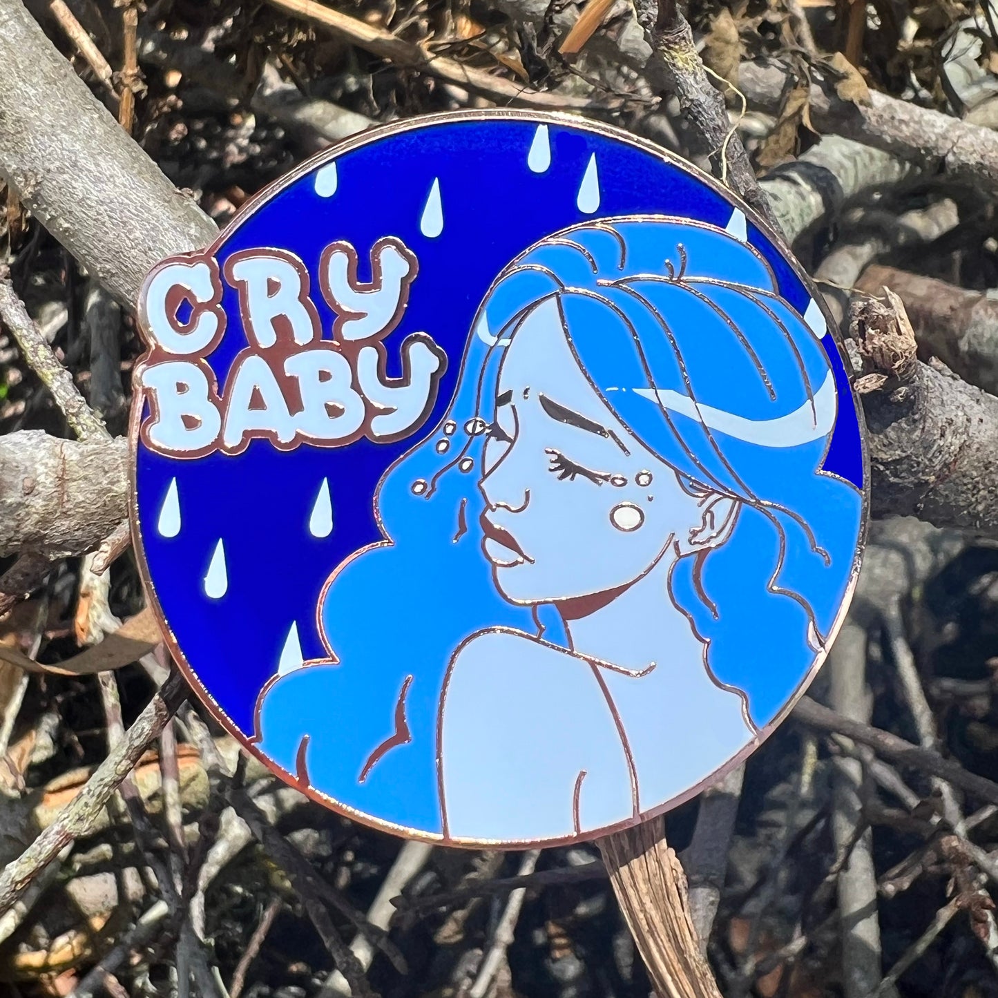 Crybaby Jumbo Enamel Pin