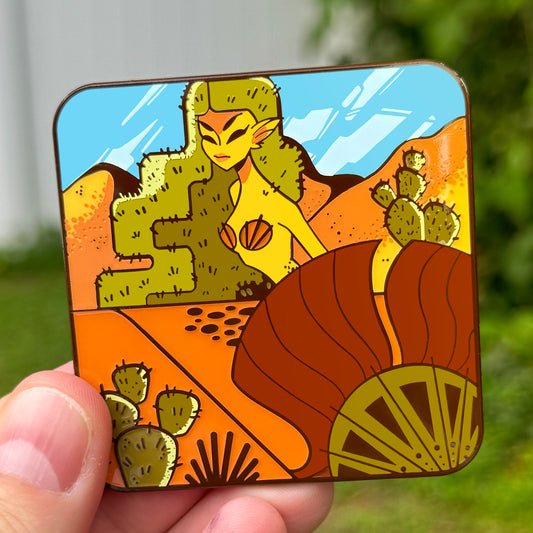 Desertia: The Desert Mermaid Enamel Pin
