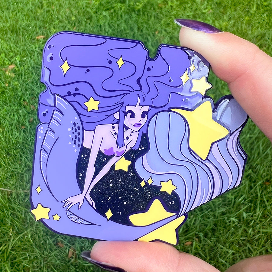 Cosma: The Galaxy Mermaid Enamel Pin