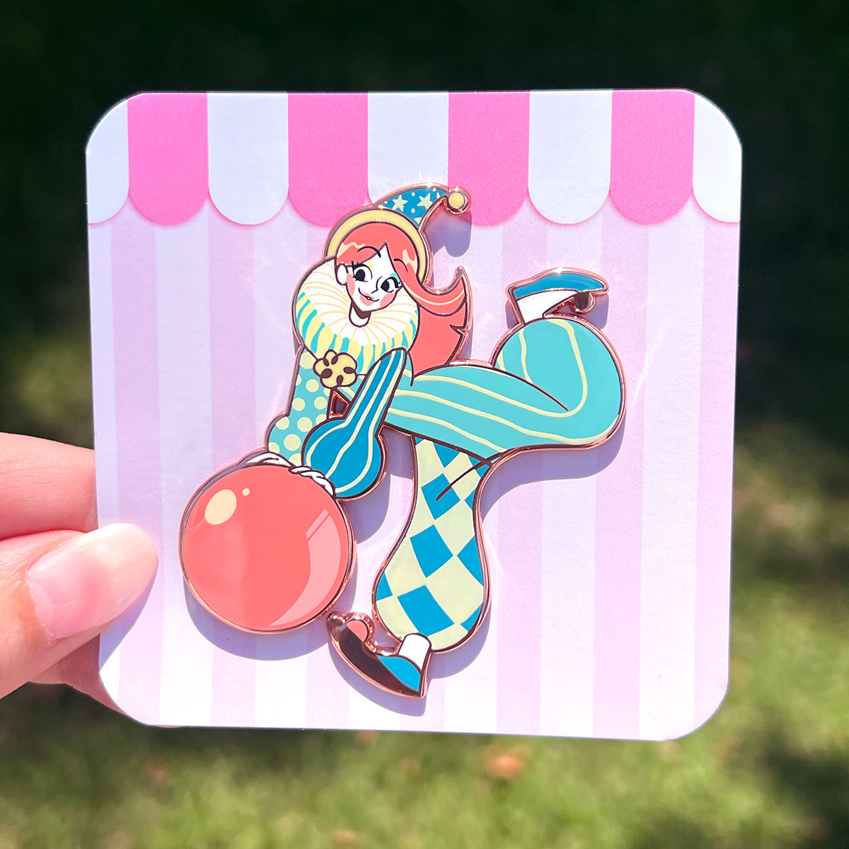 Gooduh Clown: Taffy Variant Enamel Pin