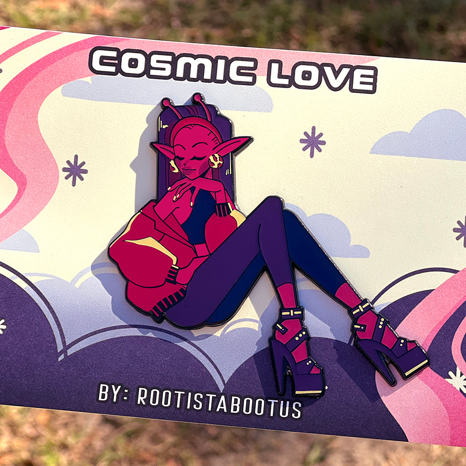 Cosmic Love: Mars Enamel Pin