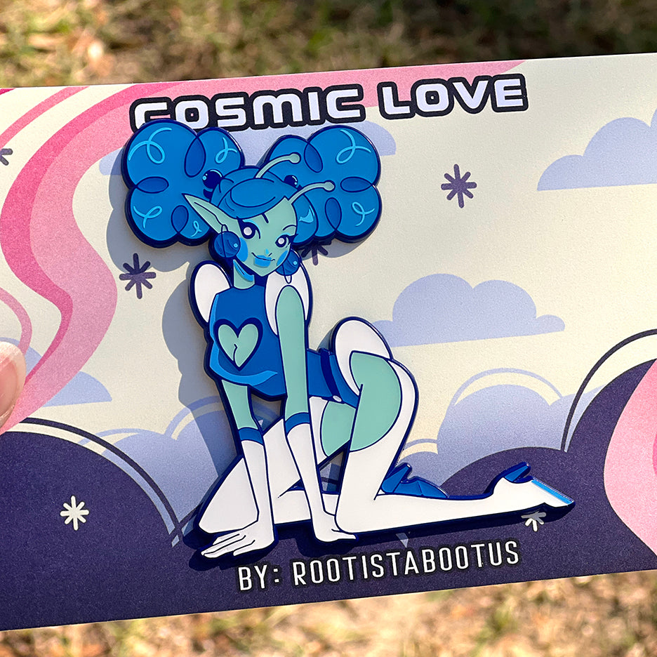Cosmic Love: Uranus Enamel Pin