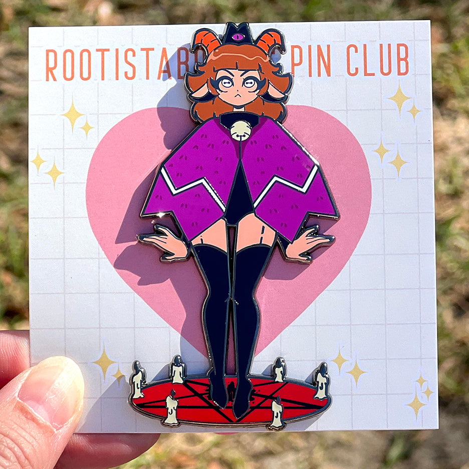 Cult of the Lamb: Goat Enamel Pin