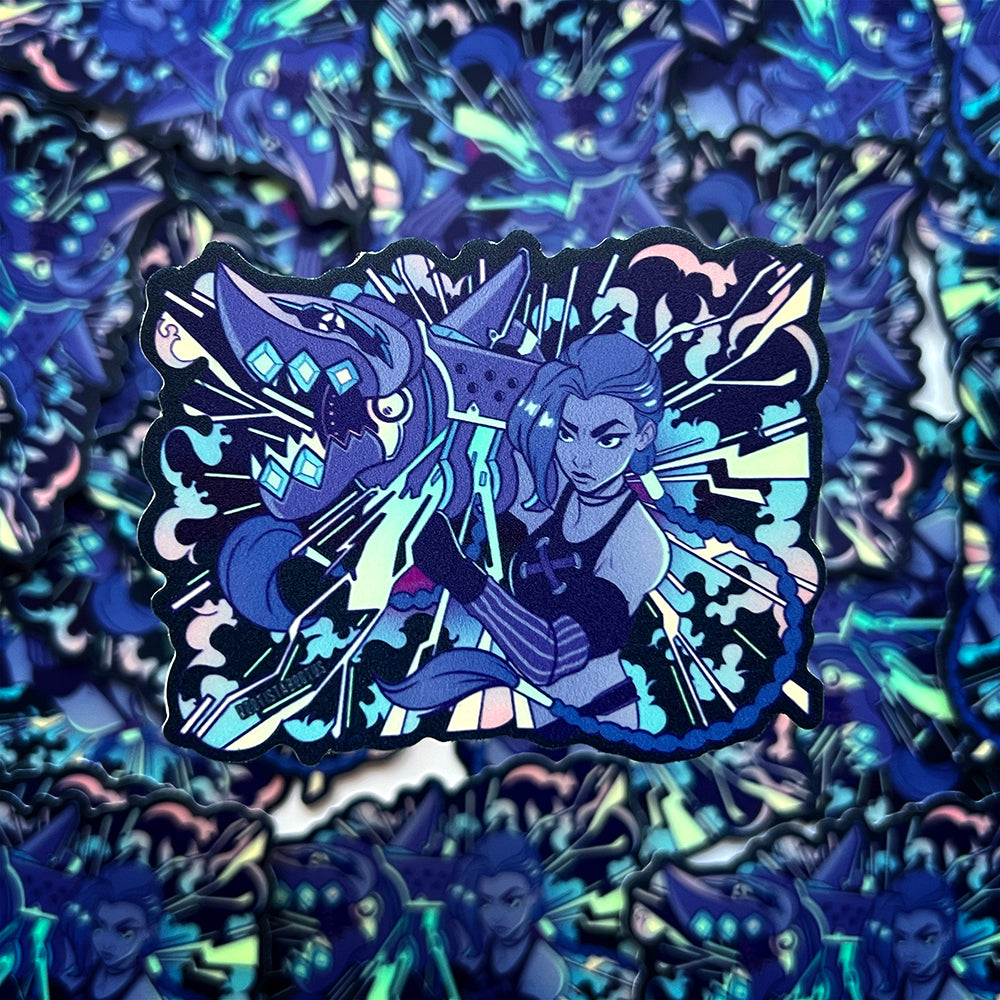 Jinx Glow in the Dark Vinyl Sticker