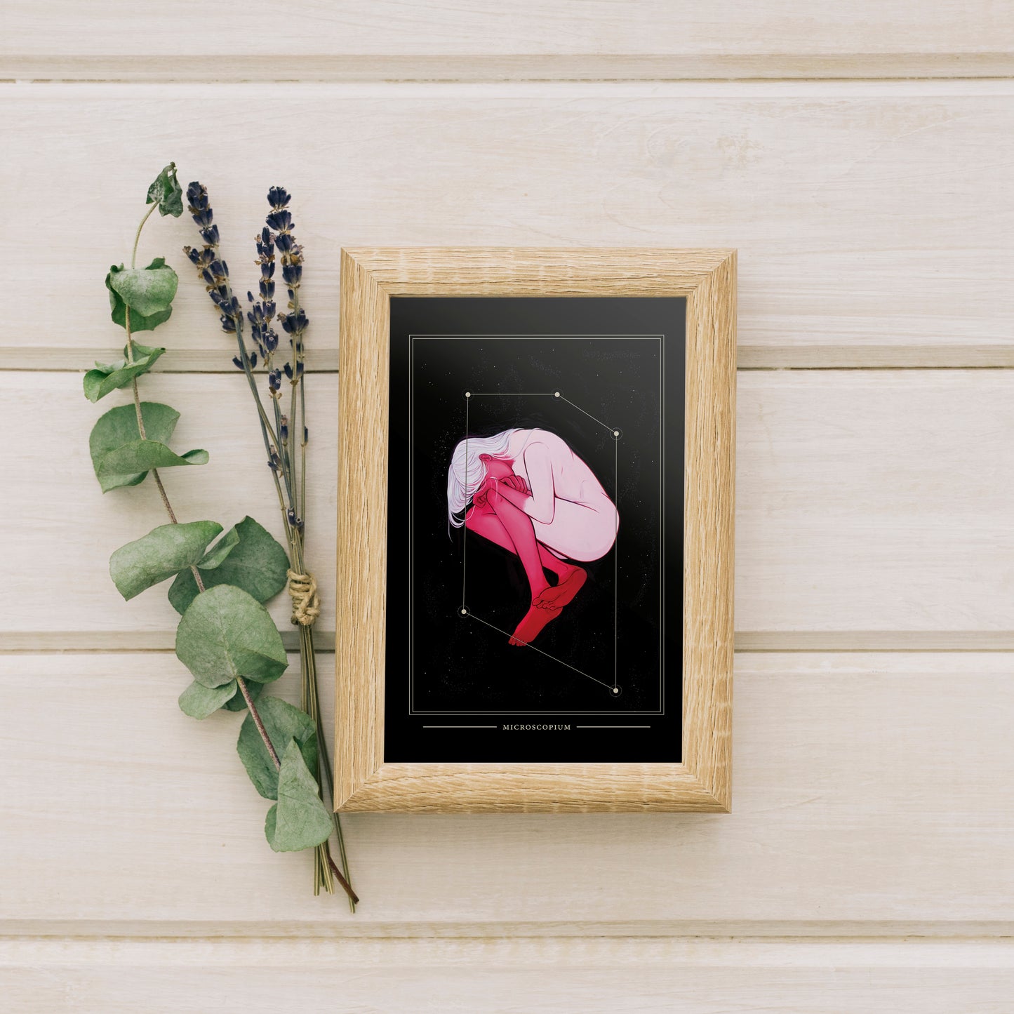 Constellation: Microscopium Mini Print