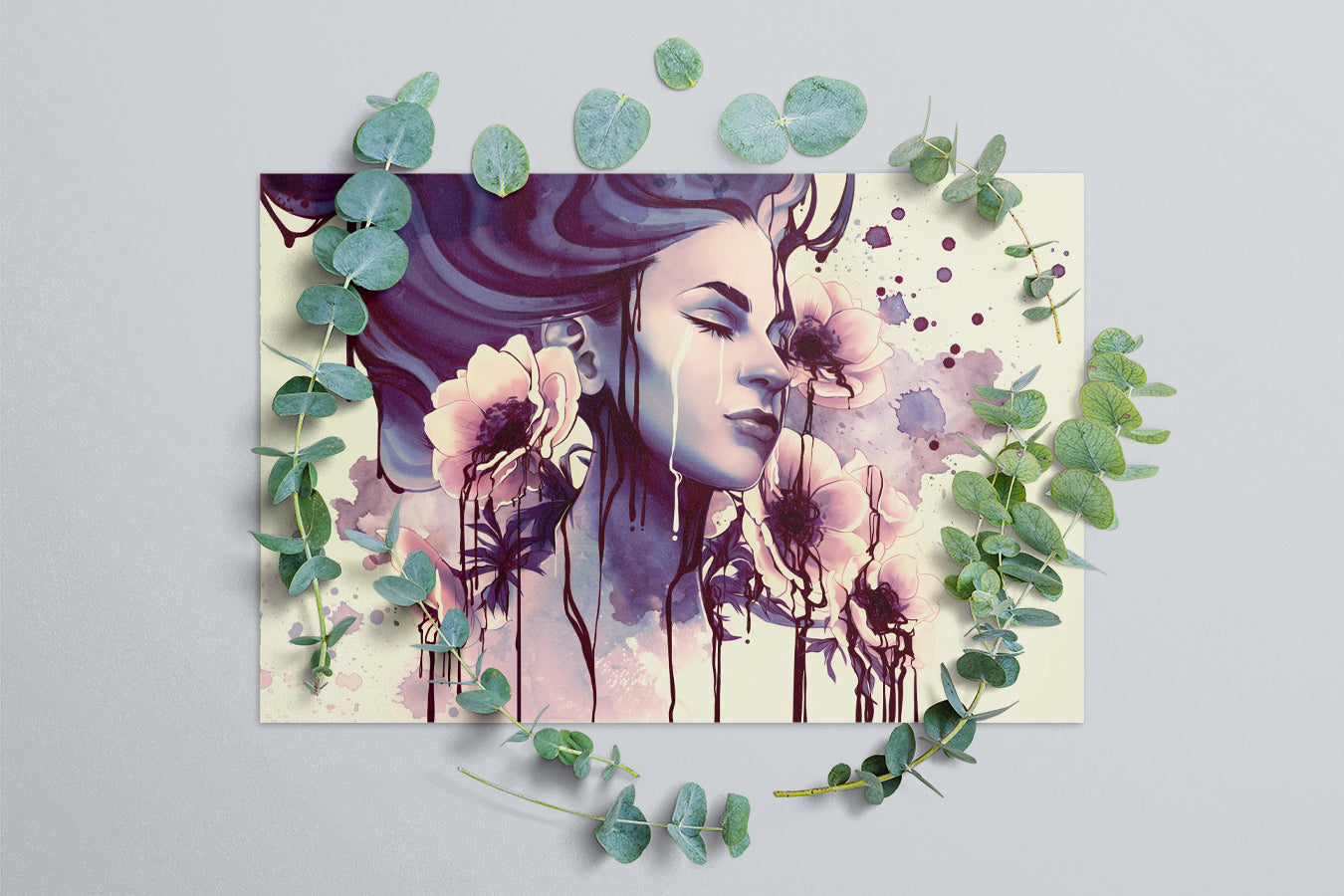 Oil Spill Mini Print