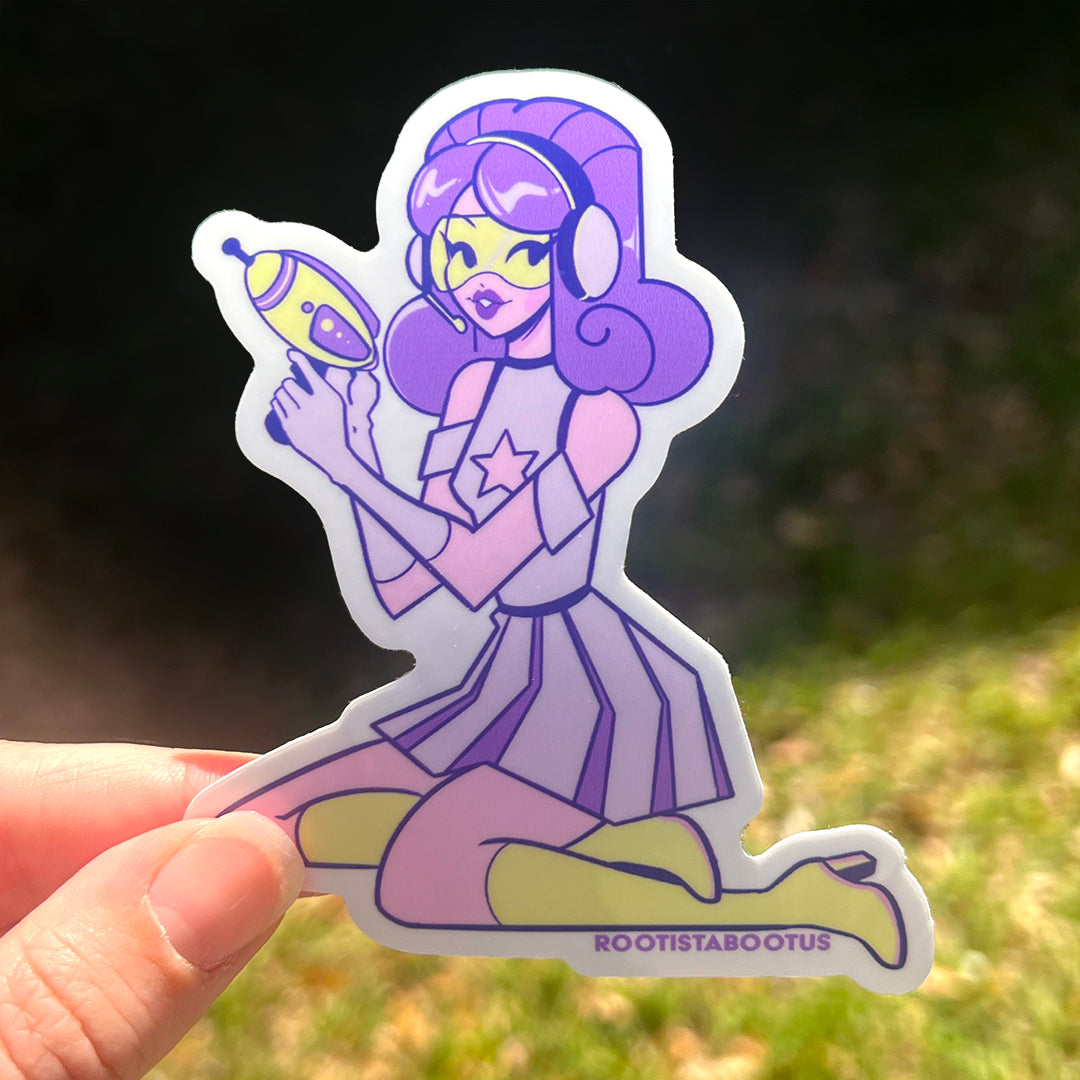 Cosmic Love: Phoebe Vinyl Sticker