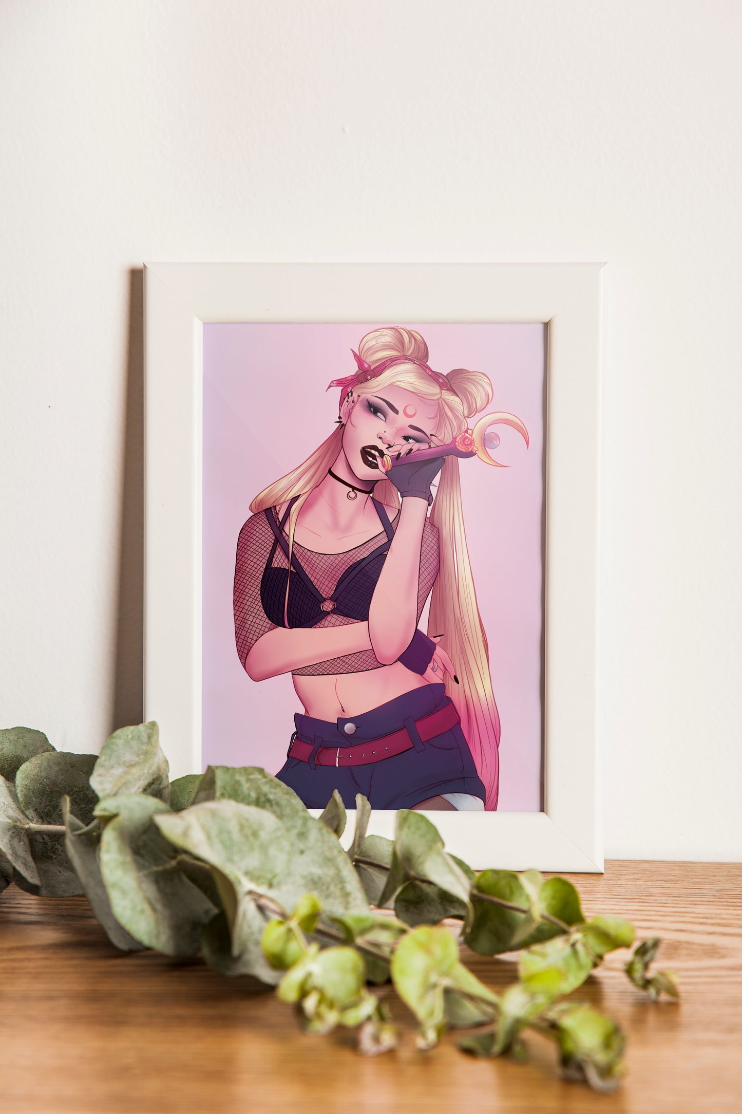 Punk Moon Mini Print