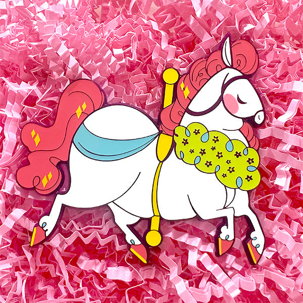 Colorful Carousel Enamel Pin Blind Box