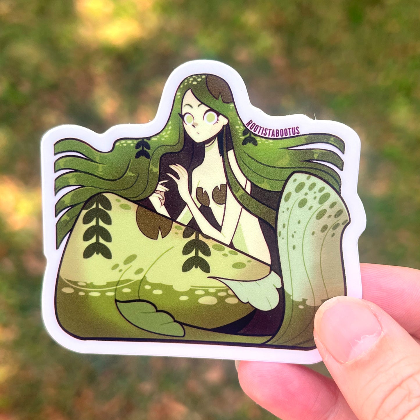Telmatica: The Swamp Mermaid Vinyl Sticker