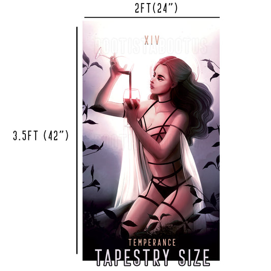 Temperance - Limited Final Stock Fabric Wall Tapestry (24" x 36")