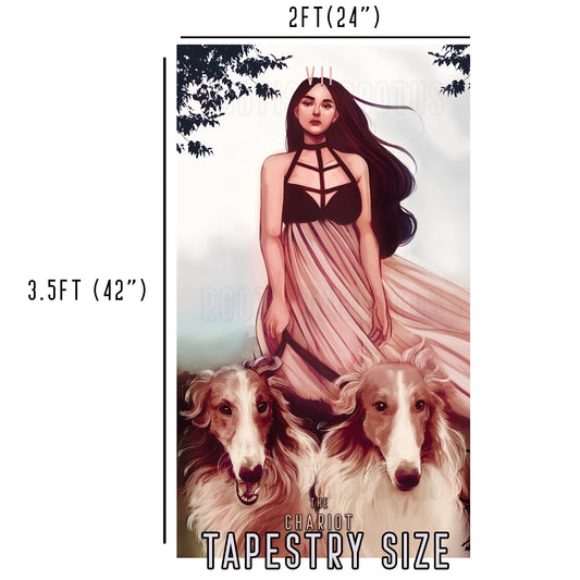 The Chariot - Limited Final Stock Fabric Wall Tapestry (24" x 36")