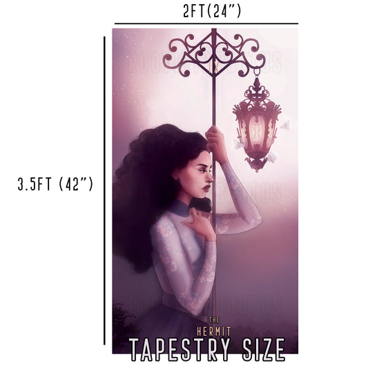 The Hermit - Limited Final Stock Fabric Wall Tapestry (24" x 36")