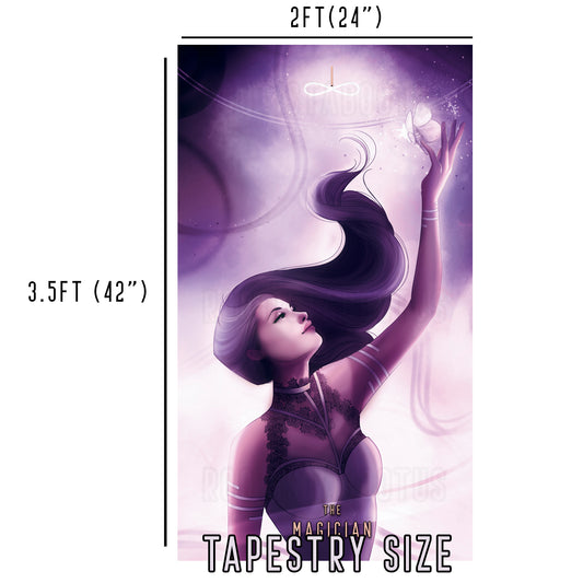 The Magician - Limited Final Stock Fabric Wall Tapestry (24" x 36")