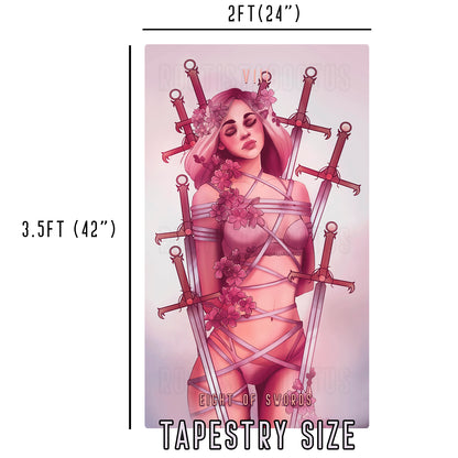 Wall Tapestry: Eight of Swords