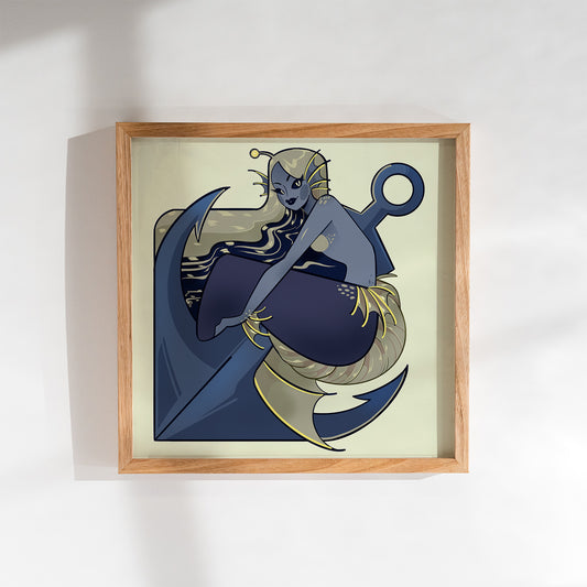 Abyssia Mermaid Medium Print