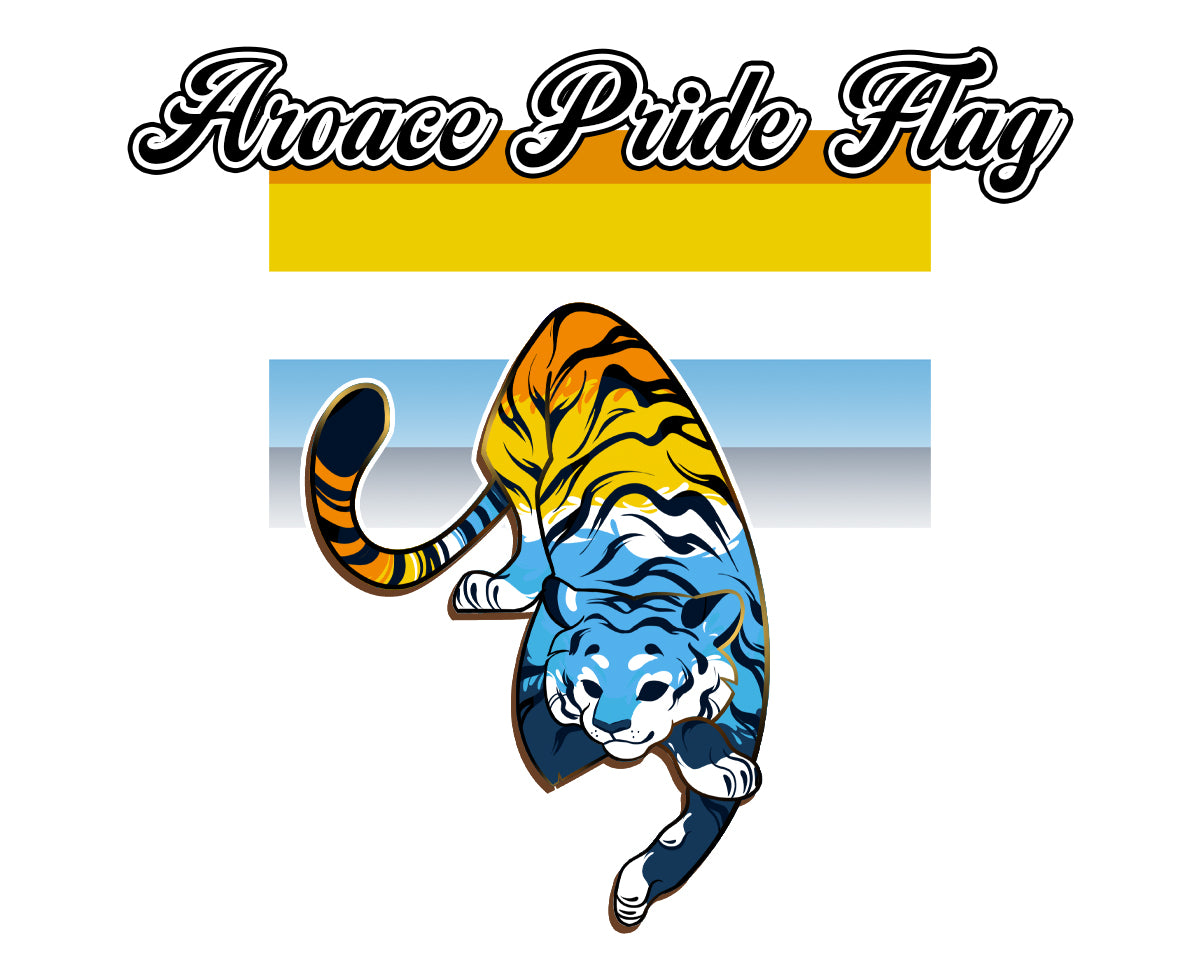 PRE-ORDER: Pride Flags Tiger [Pride Collection] Enamel Pins