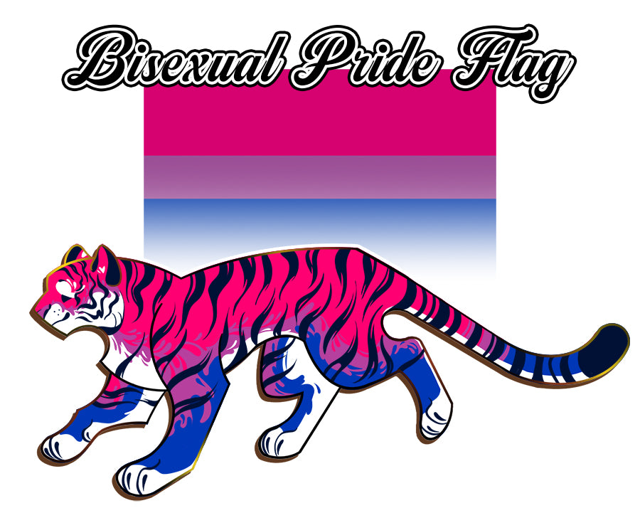 PRE-ORDER: Pride Flags Tiger [Pride Collection] Enamel Pins