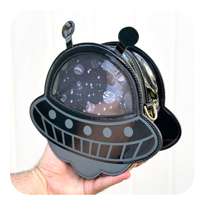 Cosmic Love UFO Ita Bag - Black