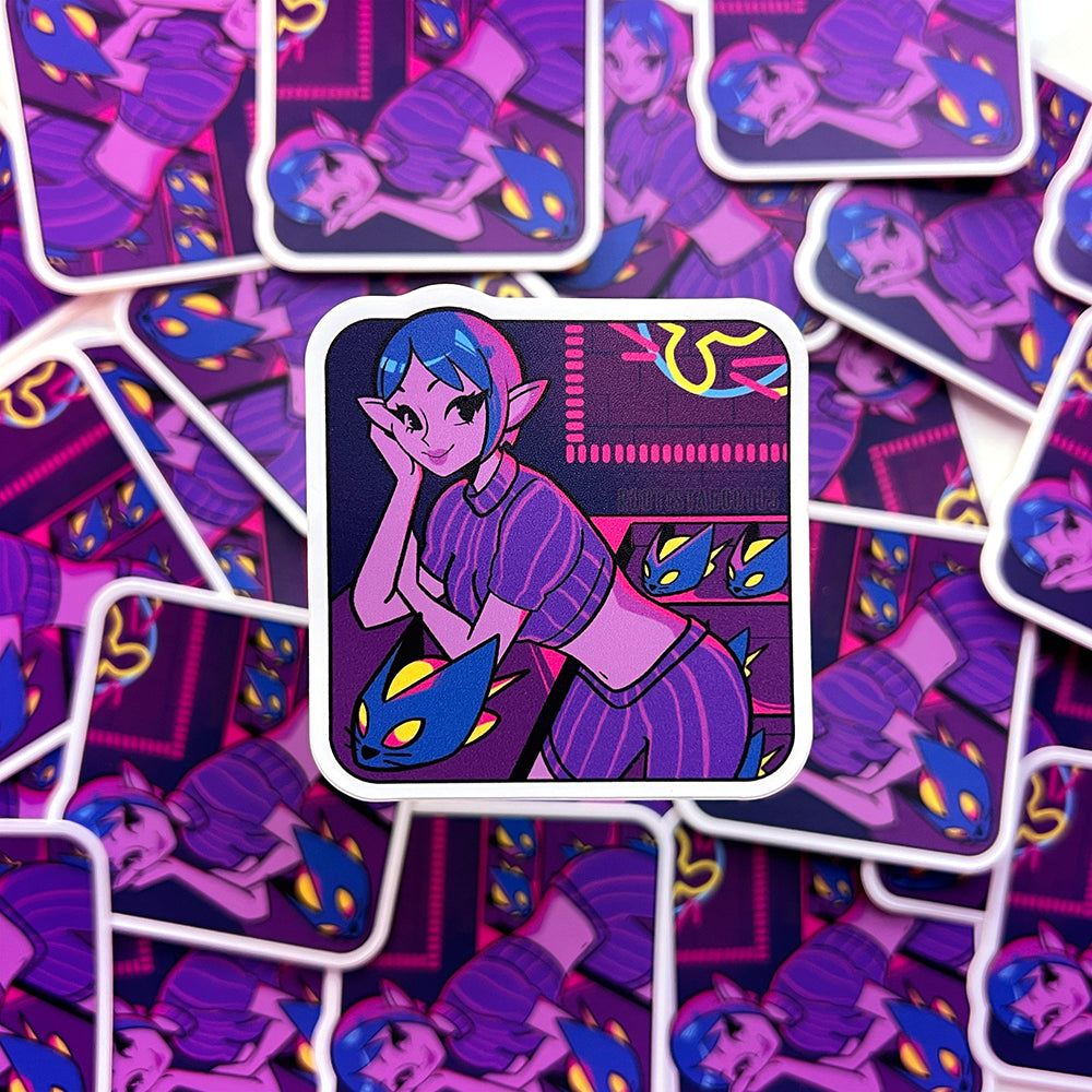 Bombchu Alley Girl Vinyl Sticker