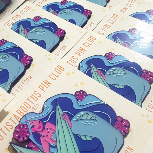 Botanica: The Floral Mermaid Enamel Pin