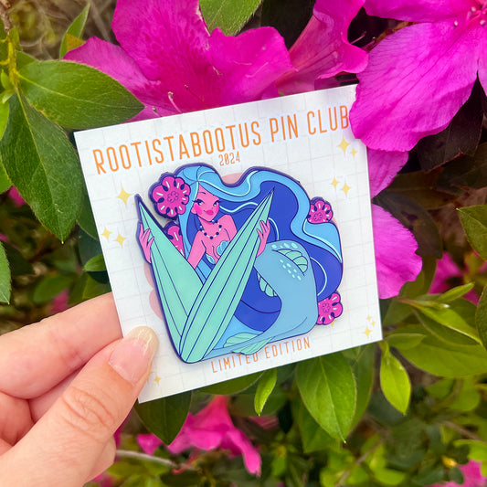 Botanica: The Floral Mermaid Enamel Pin
