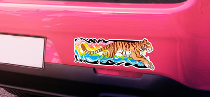 PRE-ORDER: Pride Tiger  [Pride Collection] Bumper Stickers
