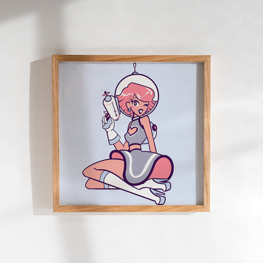 Cosmic Love: Captain Luna Medium Print