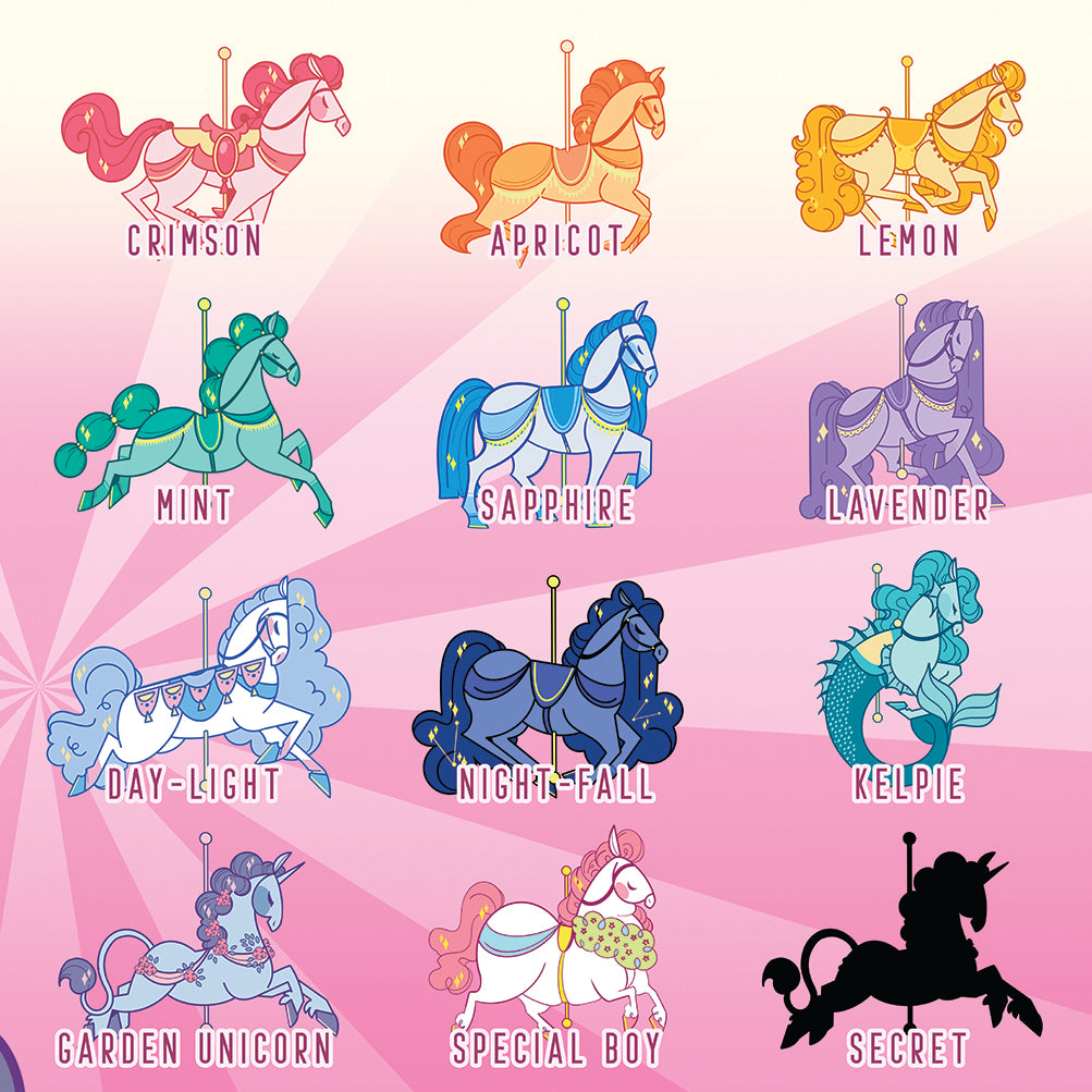 Colorful Carousel Enamel Pin Blind Box