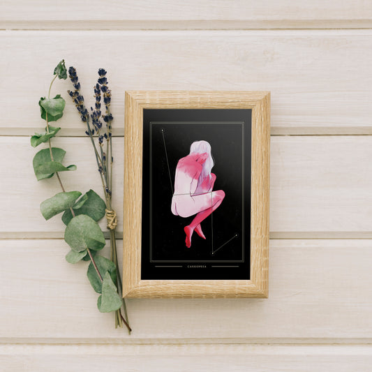 Constellation: Cassiopeia Mini Print