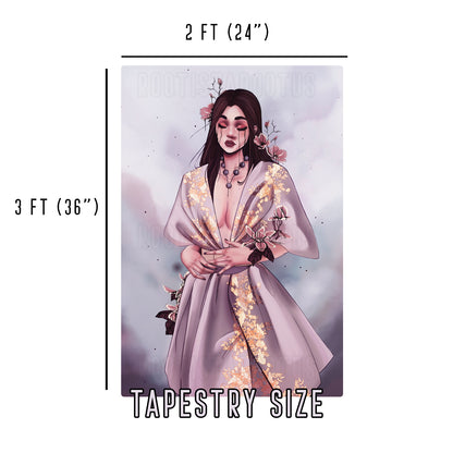 Cinder – Limited Final Stock Fabric Wall Tapestry (24” x 36”)