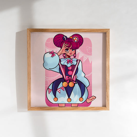 Clown Girl Medium Print