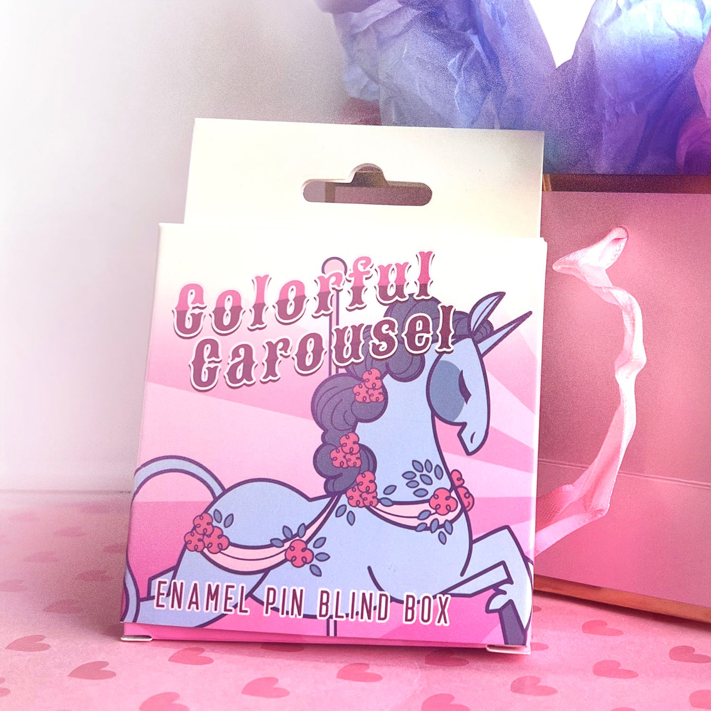 Colorful Carousel Enamel Pin Blind Box
