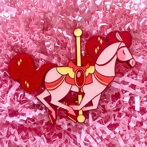 Colorful Carousel Enamel Pin Blind Box
