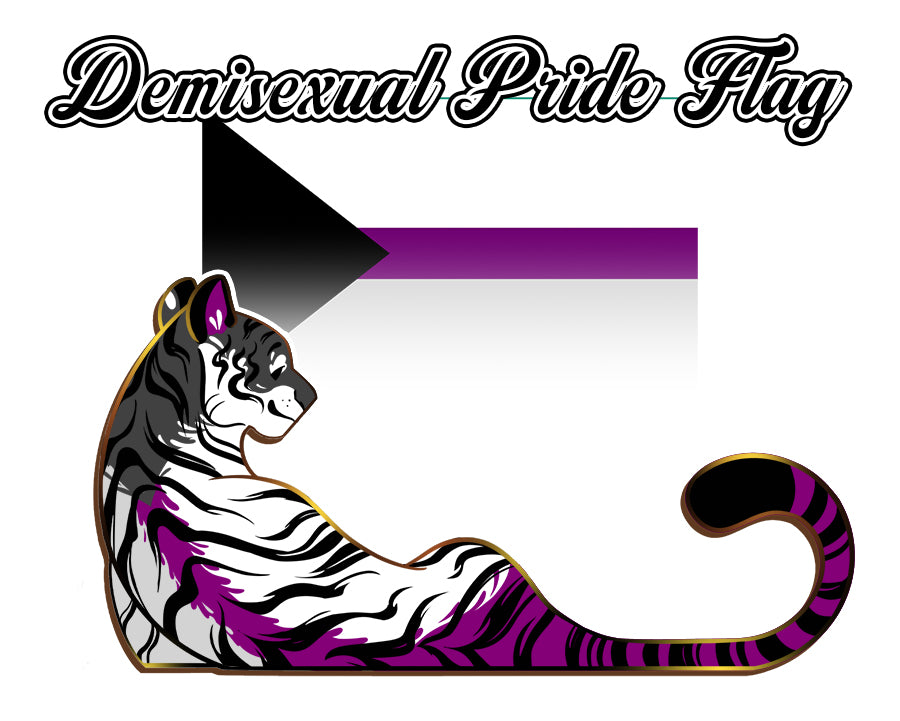 PRE-ORDER: Pride Flags Tiger [Pride Collection] Enamel Pins