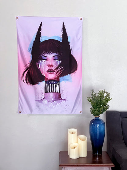Demon - Limited Final Stock Fabric Wall Tapestry (24" x 36")