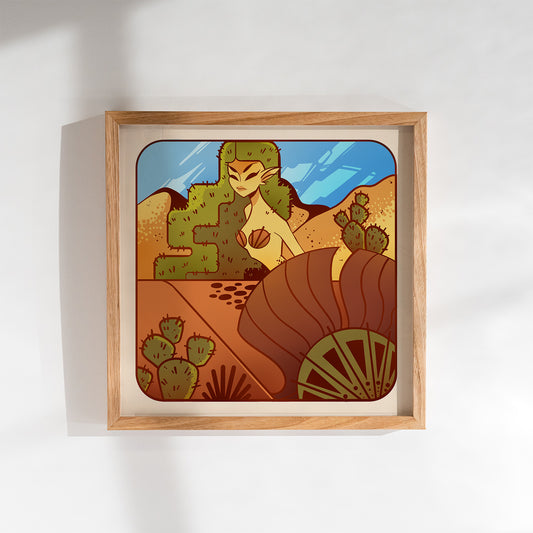 Desertia Mermaid Medium Print