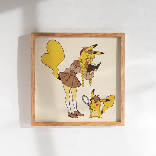 Poke'Babes: Detective Pika Medium Print