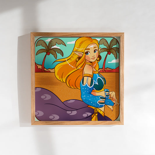 Gerudo Zelda Medium Print