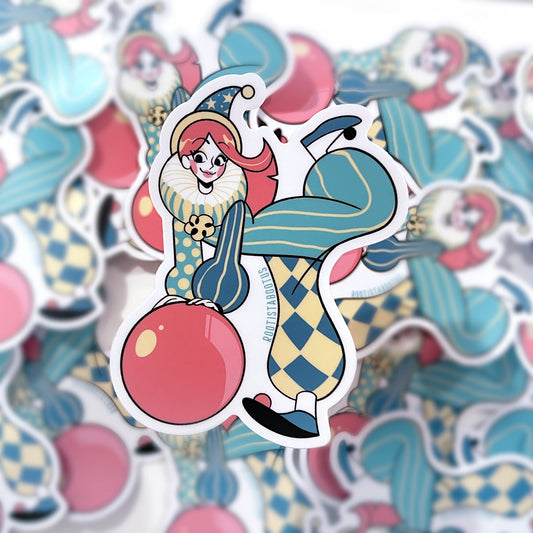 Gooduh The Clown Vinyl Sticker