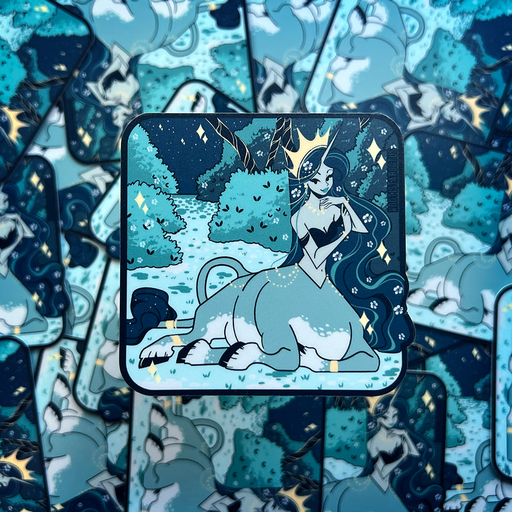 Green Centaur Vinyl Sticker