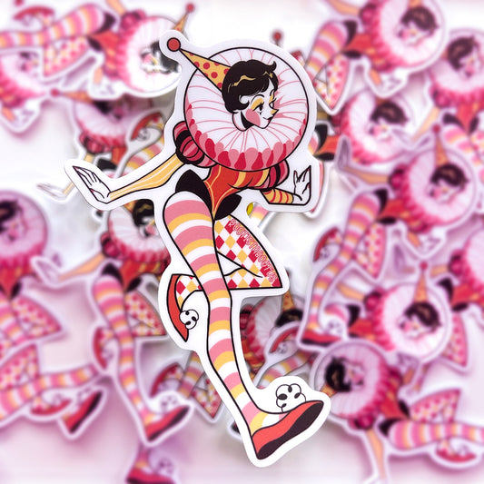 Fetta The Clown Vinyl Sticker