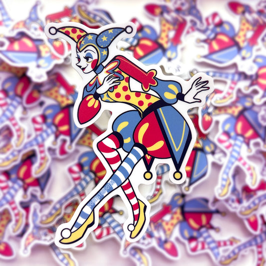 Chedda The Clown Vinyl Sticker