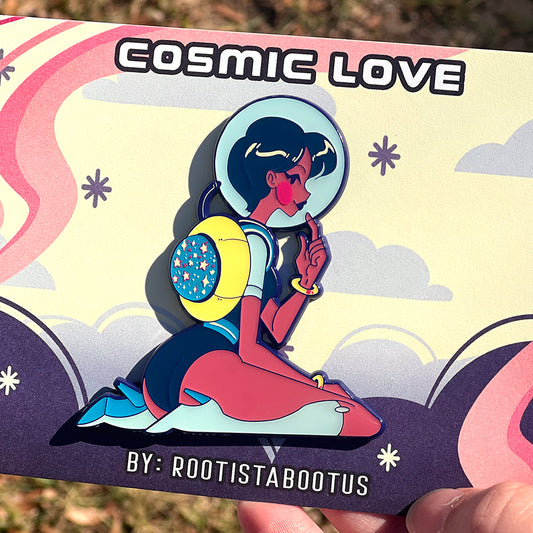 Cosmic Love: Astra Enamel Pin