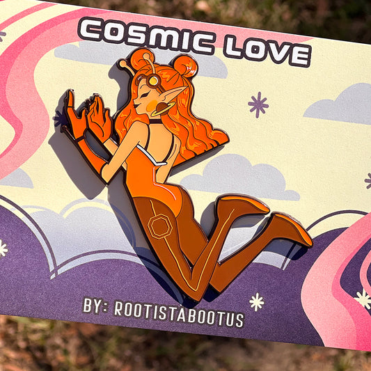 Cosmic Love: Saturn Enamel Pin