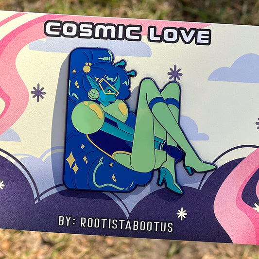 Cosmic Love: Neptune Enamel Pin