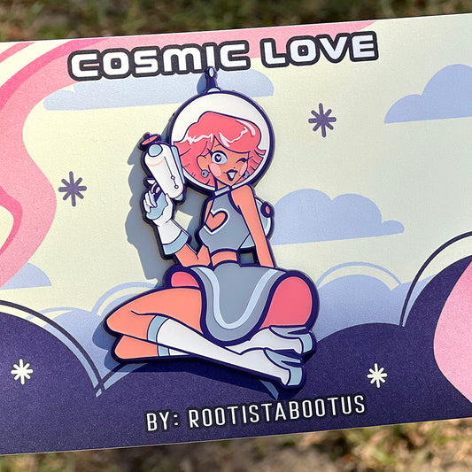 Cosmic Love: Captain Luna Enamel Pin