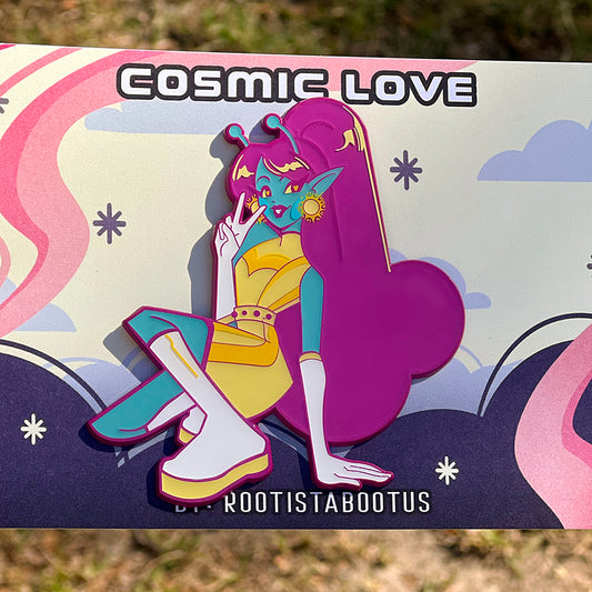 Cosmic Love: The Commander Enamel Pin