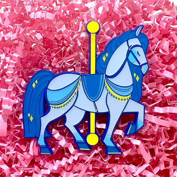 Colorful Carousel Enamel Pin Blind Box